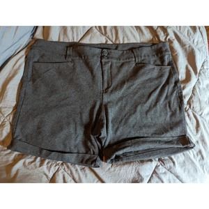 Torrid Grey Stretch Premium Knit Shorts - Size 3 (22/24)